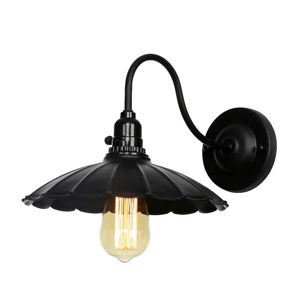 Black Retro Vintage Industrial Wall Lights Rustic Sconce Lamp Fixture~2676