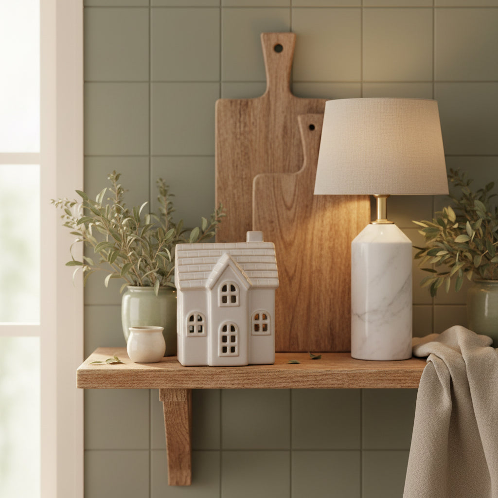 Ceramic LED house  in Neutral