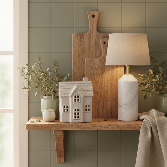 Ceramic LED house  in Neutral