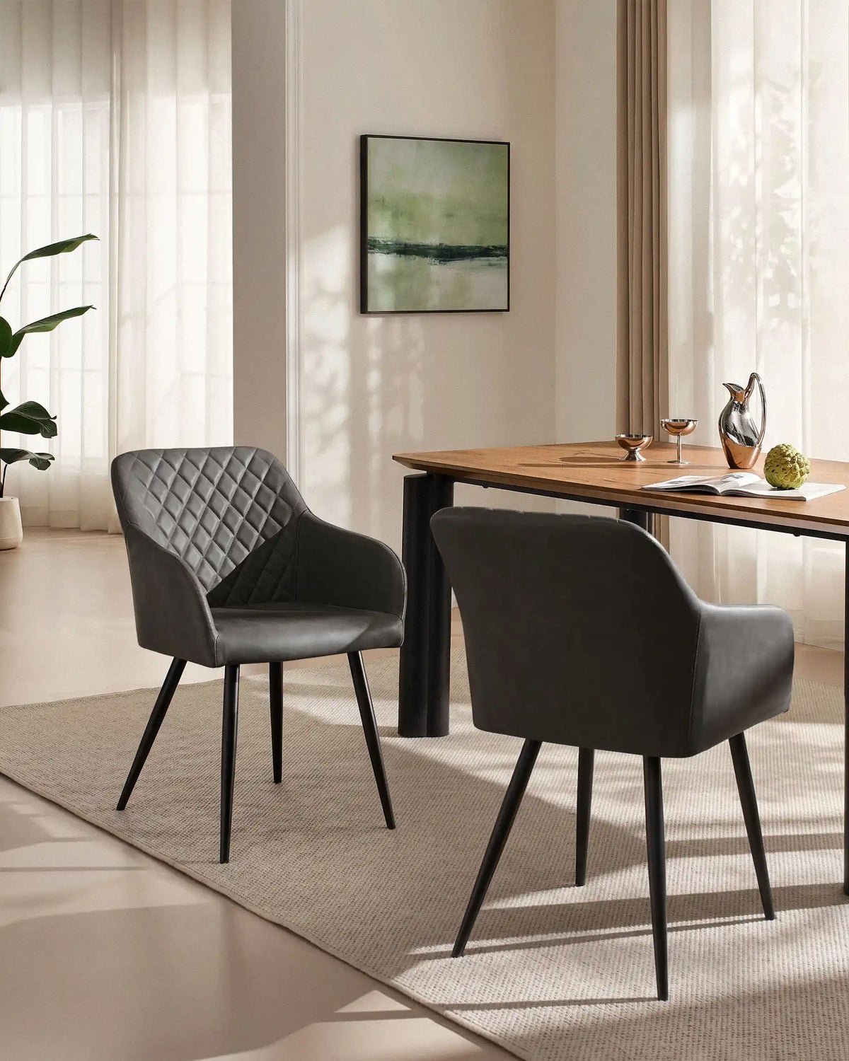 Moree Faux Leather Dining Chair