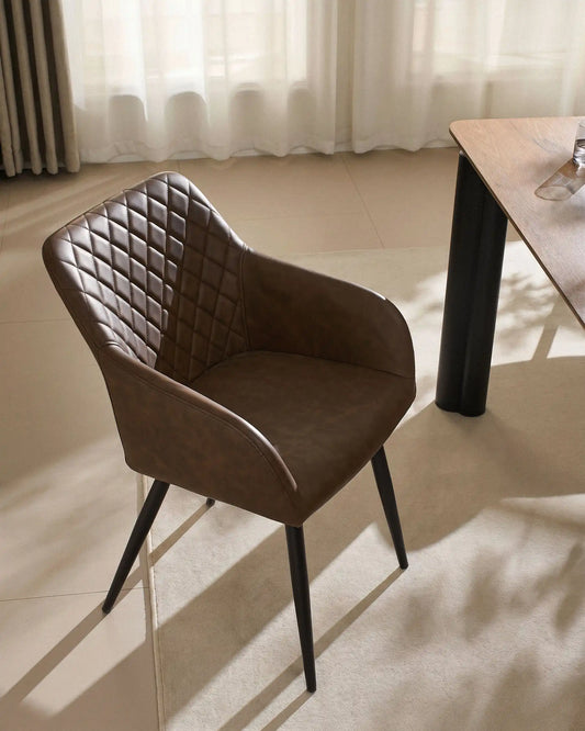 Moree Faux Leather Dining Chair