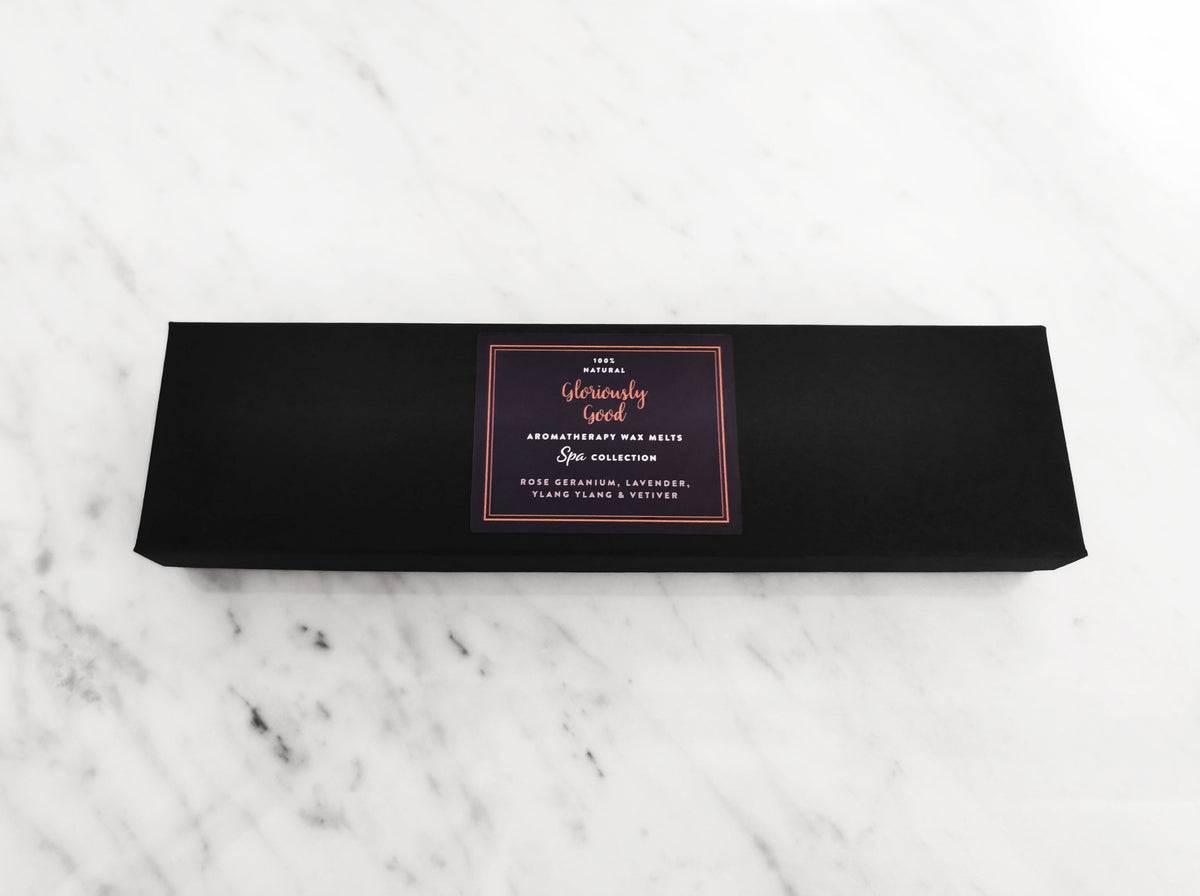 Rose Geranium, Lavender, Ylang Ylang & Vetiver Aromatherapy Naturally Scented Wax Melts with Rose petals